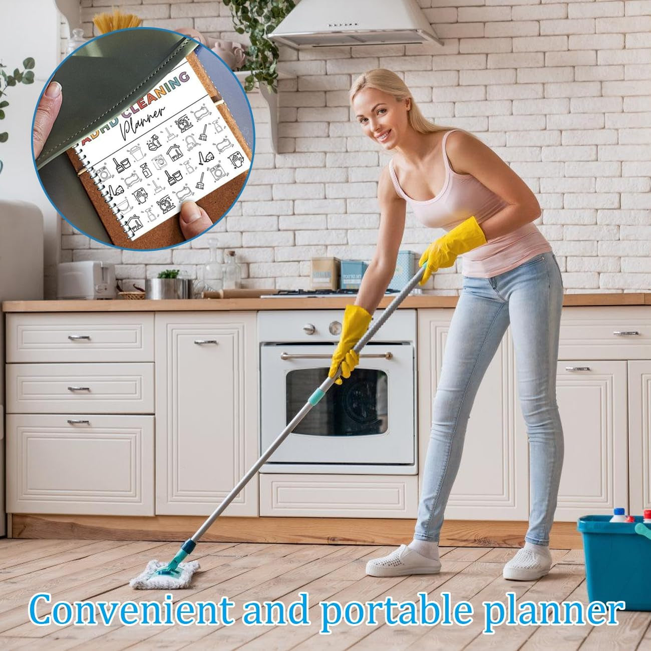 Adhd Cleaning Planner, Editable Adhd Cleaning and Organizing Planner DIY Cleaning Schedule Notebook for Adults Home Chore Chart Adhd Daily Planner